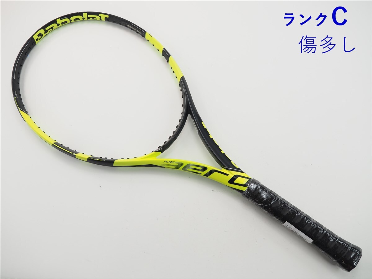 中古 テニスラケット バボラ ピュア アエロ チーム 2015年モデル (G2)BABOLAT PURE AERO TEAM 2015_画像1