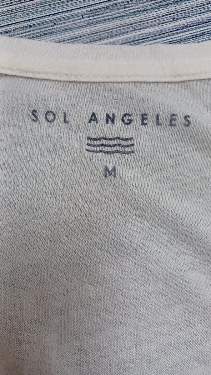 古着屋 ブランド白Tシャツ/SOL ANGELES ソルエンジェルスM3  ホワイト