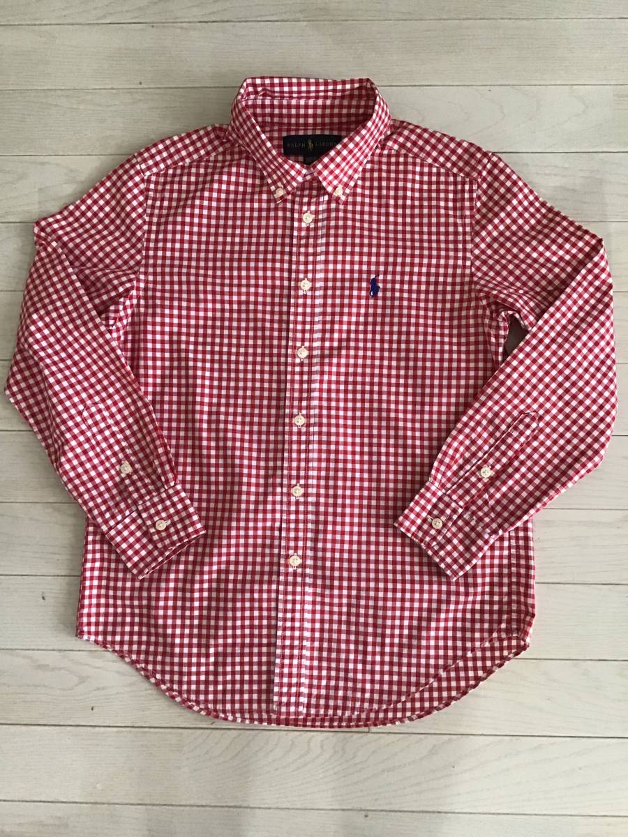 * super-beauty goods Ralph Lauren red silver chewing gum check 150*