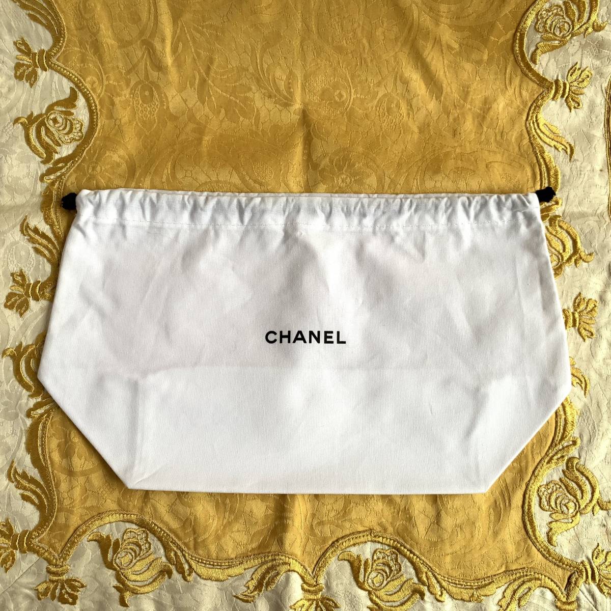 ★【新品・未使用】CHANEL シャネル 巾着 ポーチ 非売品 ノベルティ ポーチ 小物入れ コットンの画像2