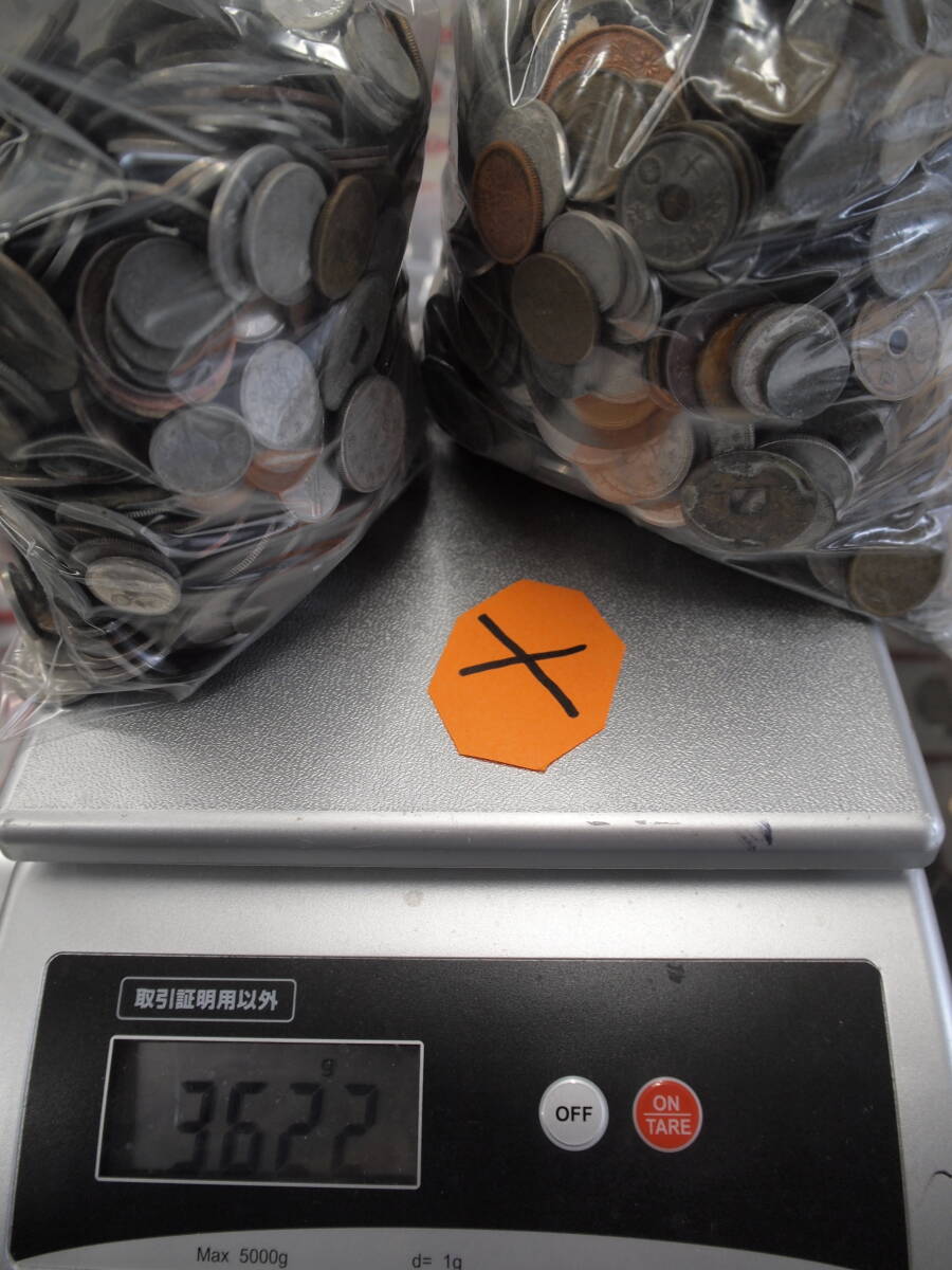 日本の硬貨　穴銭　寛永通宝　渡来銭　いろいろおまとめ約3.62㎏　大量_重量は3.622㎏