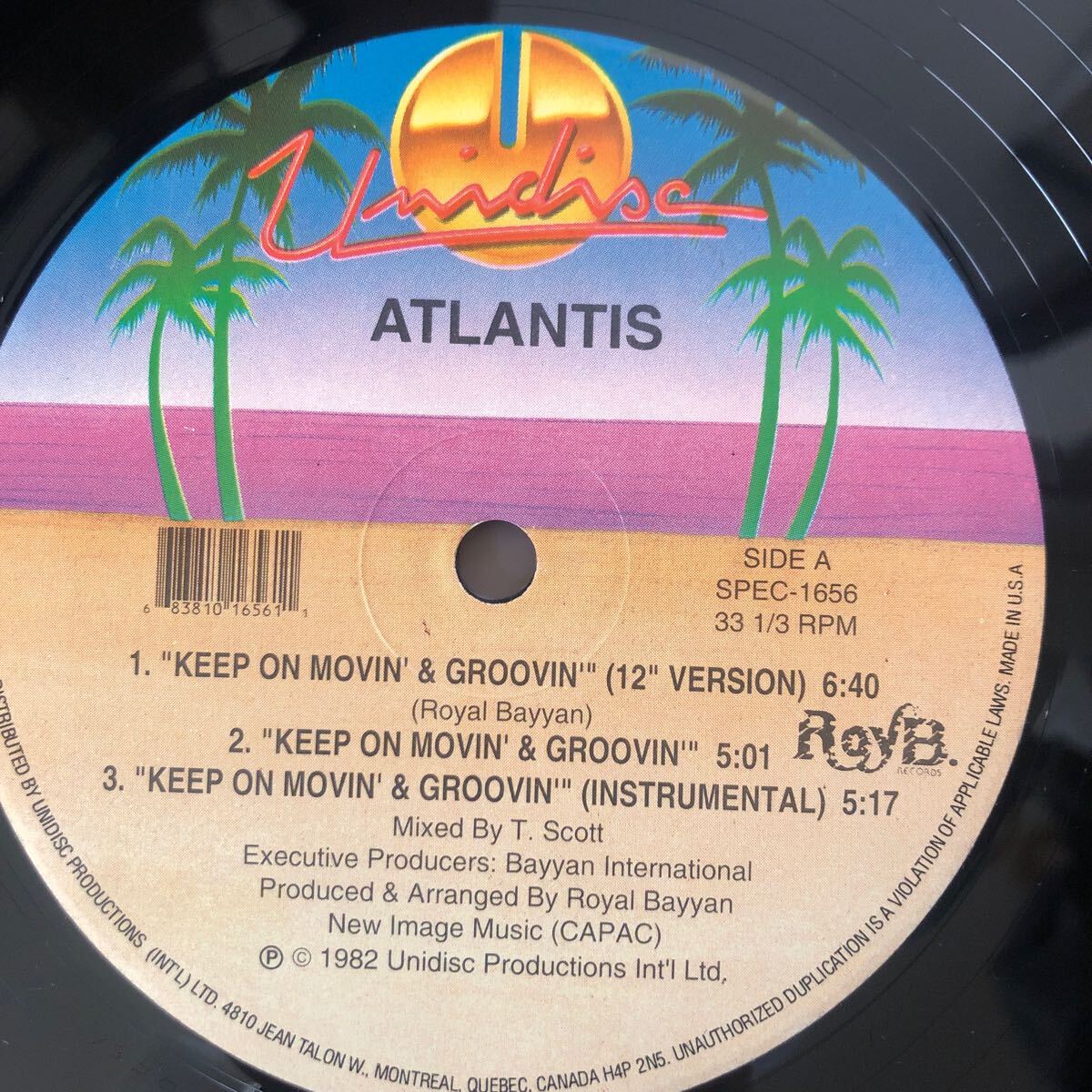 12’ Atlantis-Keep on movin’ & groovin’/Armed gangの画像2