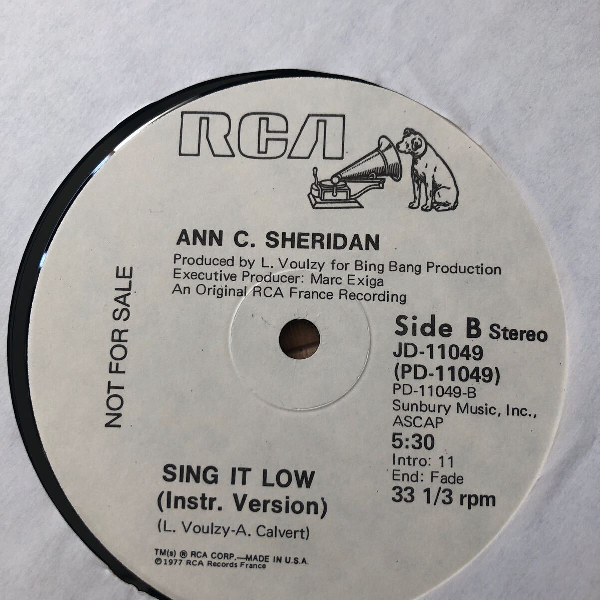 12’ Ann C. Sheridan-Sing it low_画像3