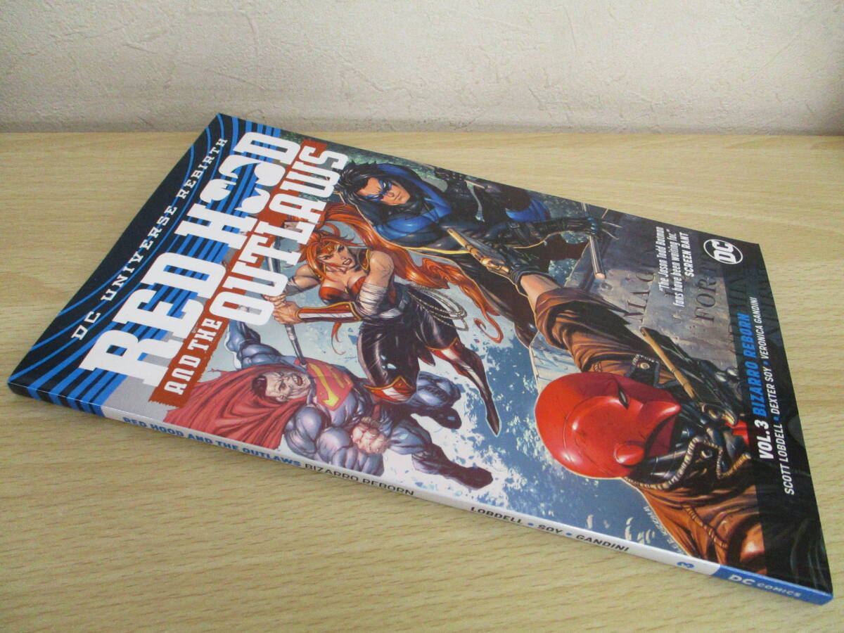 A185  RED HOOD AND THE OUTLAWS BIZARRO REBORN LOBDELL・SOY・GANDINI 3 DC COMICS S4963の画像1