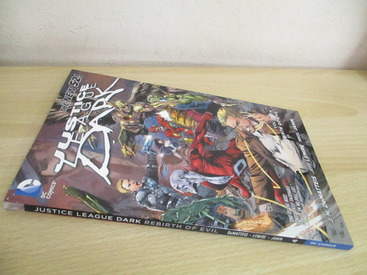 A82　　JUSTICE　LEAGUE　DARK　REBIRTH　OF　EVIL　DeMATTEIS・LEMIRE・JANIN 4　DC COMICS　S5213_画像1