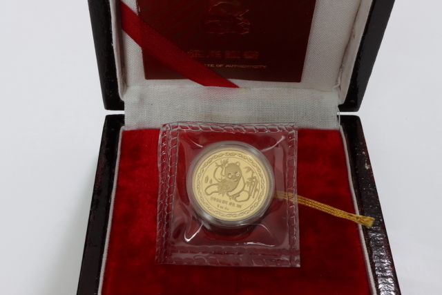パンダ金貨（コイン）１９８９年　ニューヨーク国際貨幣展示会記念_画像1