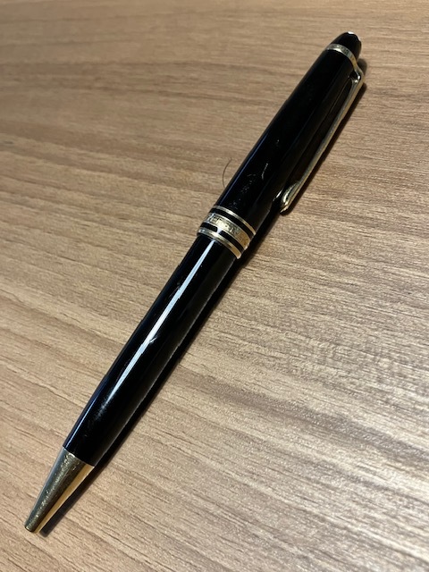 モンブラン マイスターシュティック ボールペン 黒 × 金、インク残有 MONTBLANC 中古品_画像9