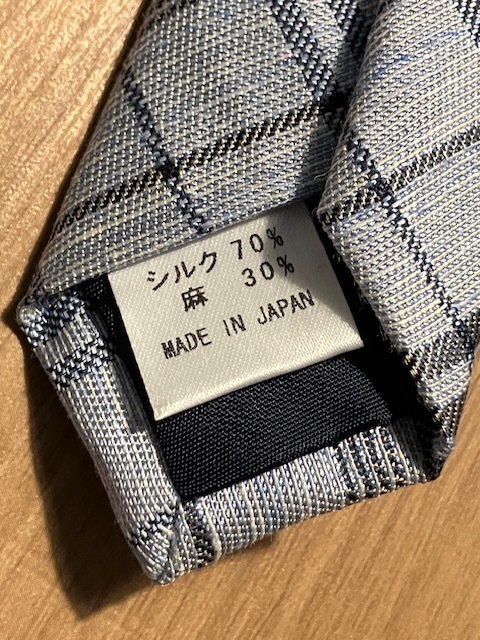 Polo,Ralph Lauren light blue, Burberry check. necktie, new goods unused, tag attaching,