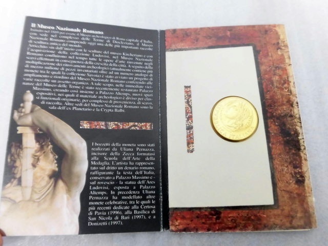 イタリア 記念硬貨 2000リラ 銀貨 1999年 MVSEO NAZIONALE ROMANO_画像2