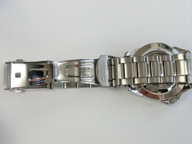 SEIKO セイコー 7S36-02P0 5スポーツ デイデイト 自動巻 裏スケ メンズ腕時計の画像7