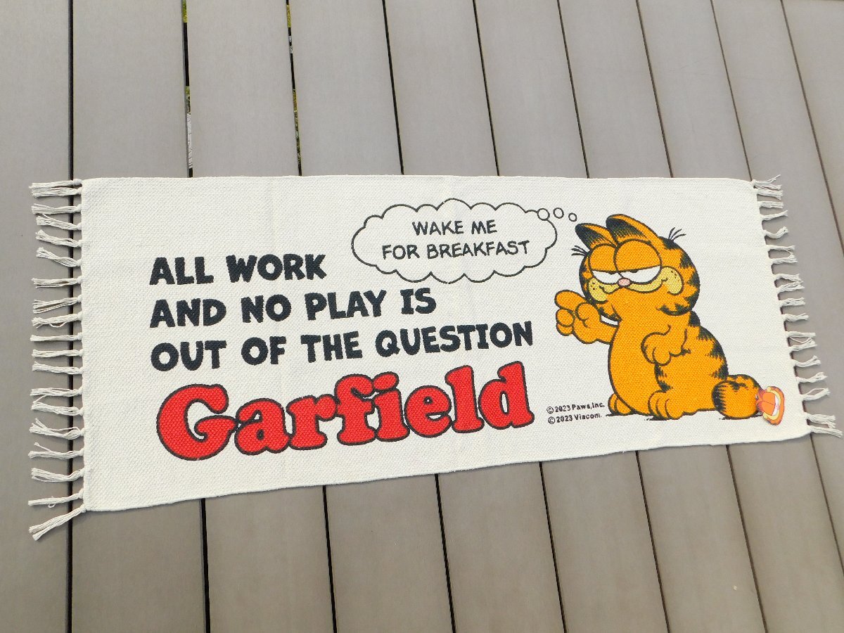 [GARFIELD* Garfield ]*{ длинный хлопок коврик } кухонный коврик размер 500×1200mm