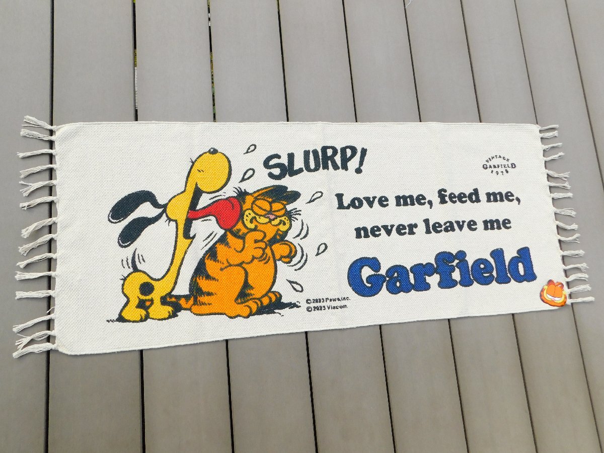 [GARFIELD* Garfield ]*{ длинный хлопок коврик } кухонный коврик размер 500×1200mm