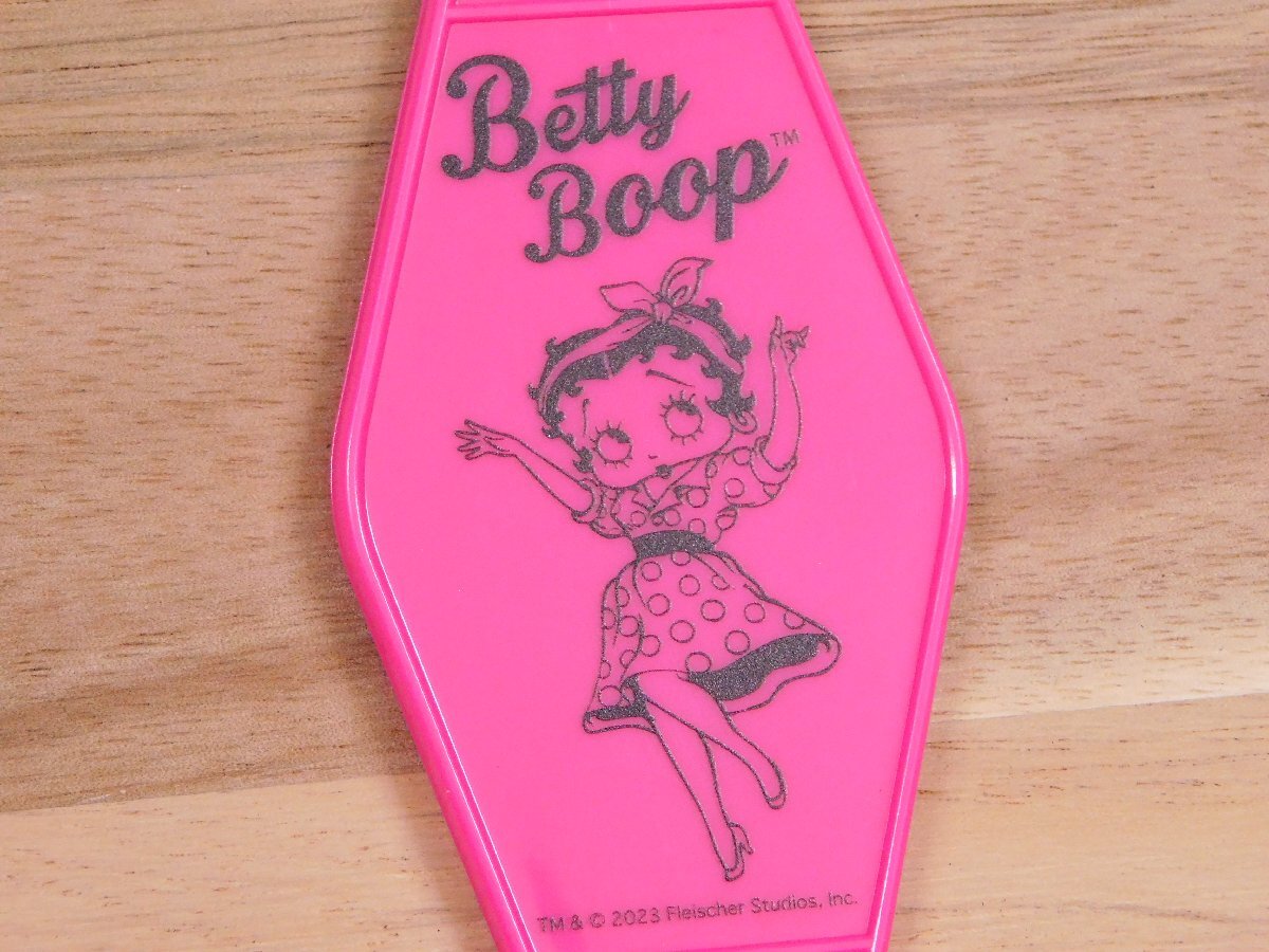 ◆送料\120◆【Betty Boop・ベティちゃん】※《ホテルキーリング・ピンク》　アメリカン雑貨　ホテルキーホルダー_画像4