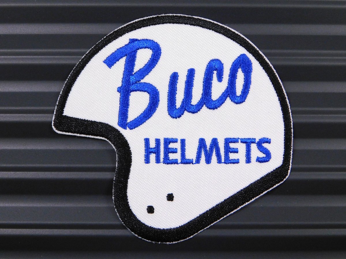 送料\84【Buco HELMETS・ブコ】※《アイロン刺繍ワッペン》　アメリカン雑貨　刺繍ワッペン　アイロンワッペン_画像2