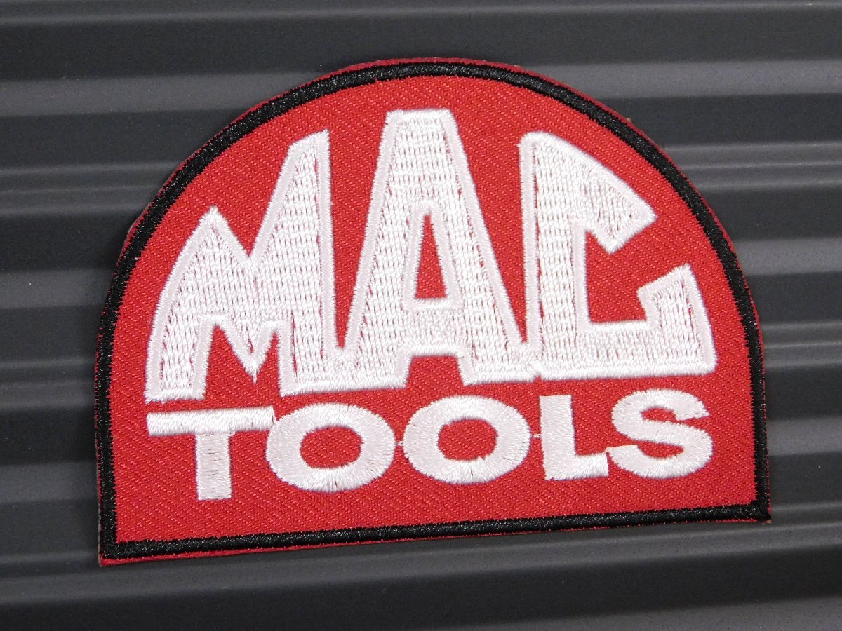 送料\84【MAC TOOLS・マックツールズ】※《アイロン刺繍ワッペン》　アメリカン雑貨　刺繍ワッペン　アイロンワッペン_画像1