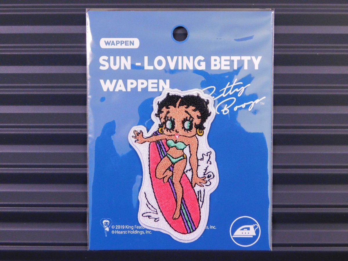 送料\84【Betty Boop・ベティちゃん①】※《アイロン刺繍ワッペン》　アメリカン雑貨　刺繍ワッペン　アイロンワッペン_画像3