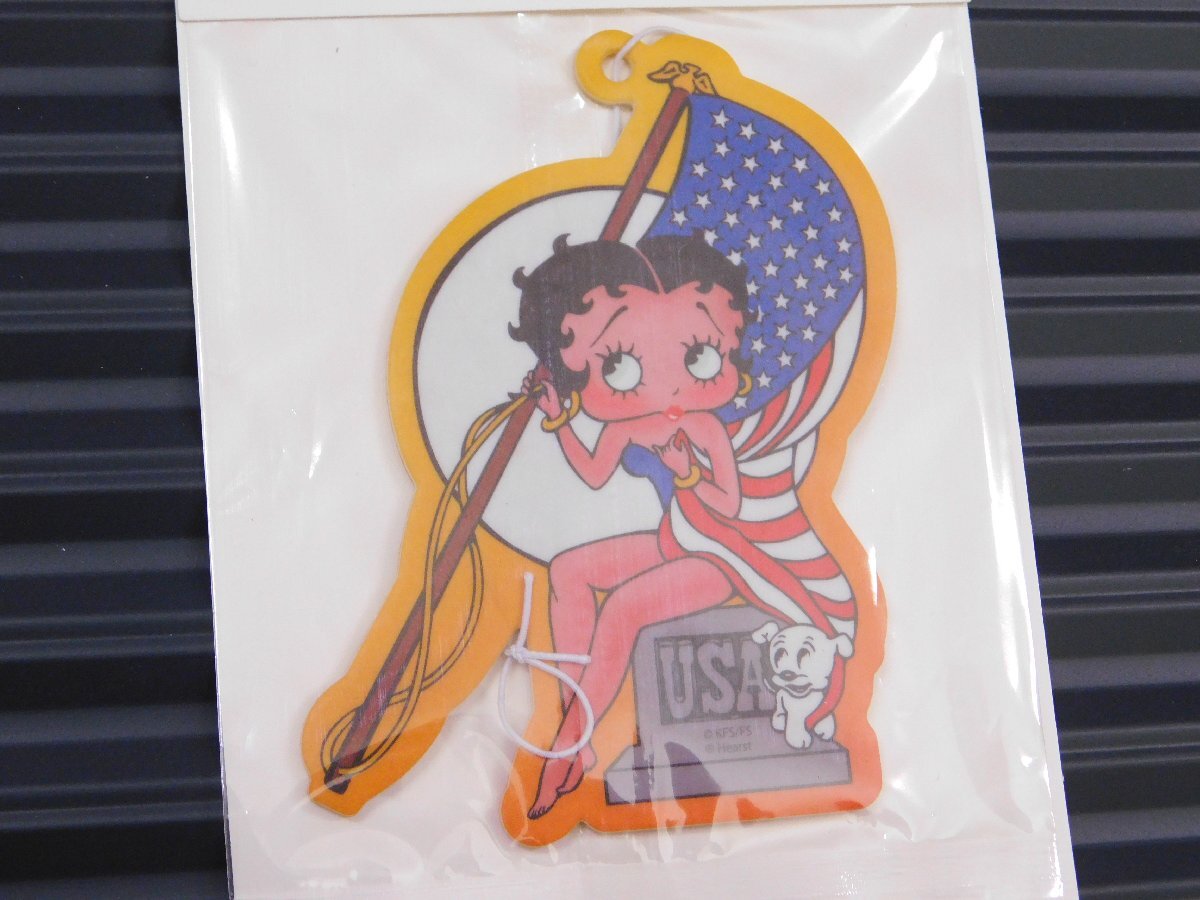 送料\94【Betty Boop・ベティちゃん】※《エアーフレッシュナー・パッション》　品番BT-AMERICA　AIR FRESHENER　アメリカン_画像2