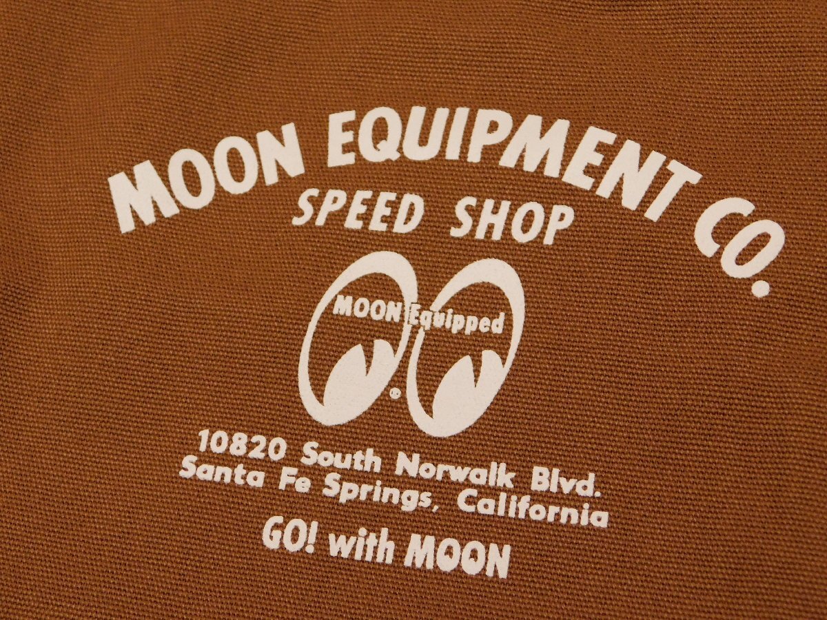 　◆送料無料◆【MOON Equipped】※《ランチトートバッグ　／キャメル》　MOONEYES　ムーンイクイップド_画像5