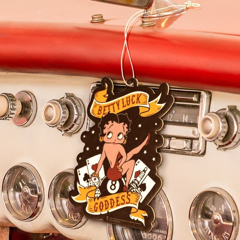 送料\140【Betty Boop・ベティちゃん】※《エアーフレッシュナー3枚・パッション》　品番BT-AMERICA　AIR FRESHENER　アメリカン_使用例(柄違い)