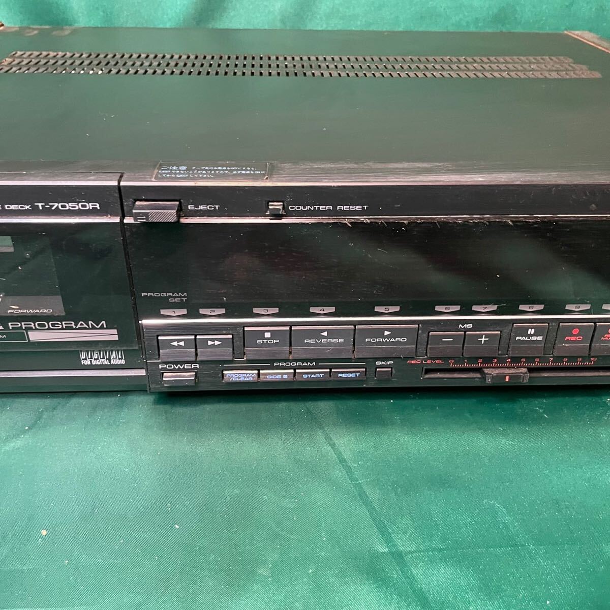 Pioneer ステレオ カセットテープ レコーダー T-7050R パイオニア オーディオ機器 オートリバースの画像3