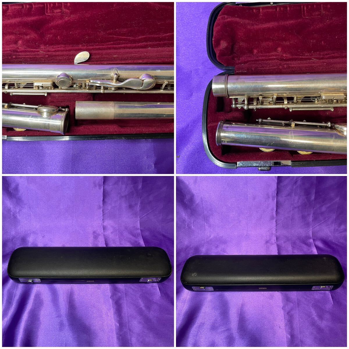 YAMAHA フルート YFL-411Ⅱ Silver925 シルバー ハードケース付 ヤマハ 銀製 管楽器 マーチング ブラスバンド 音楽 演奏 fluteの画像8