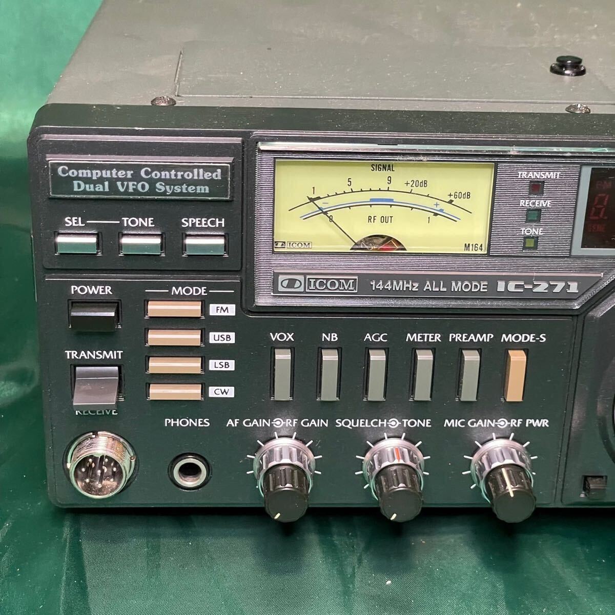ICOM IC-271 144MHz オールモード VHF トランシーバー アイコム 無線機 アマチュア無線 レトロ ネオクラシックの画像3