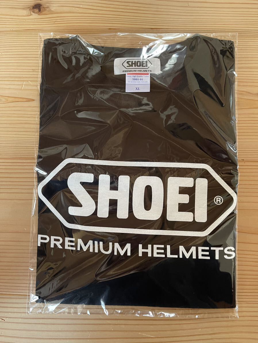 新品 SHOEI ショーエイ ヘルメット Tシャツ 黒 XL UNITED ATHLEの画像1