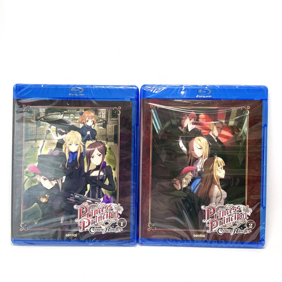 【送料無料】　新品　プリンセスプリンシパル 劇場版　1章+2章セット　Blu-ray　北米版 ブルーレイ　クラウンハンドラー