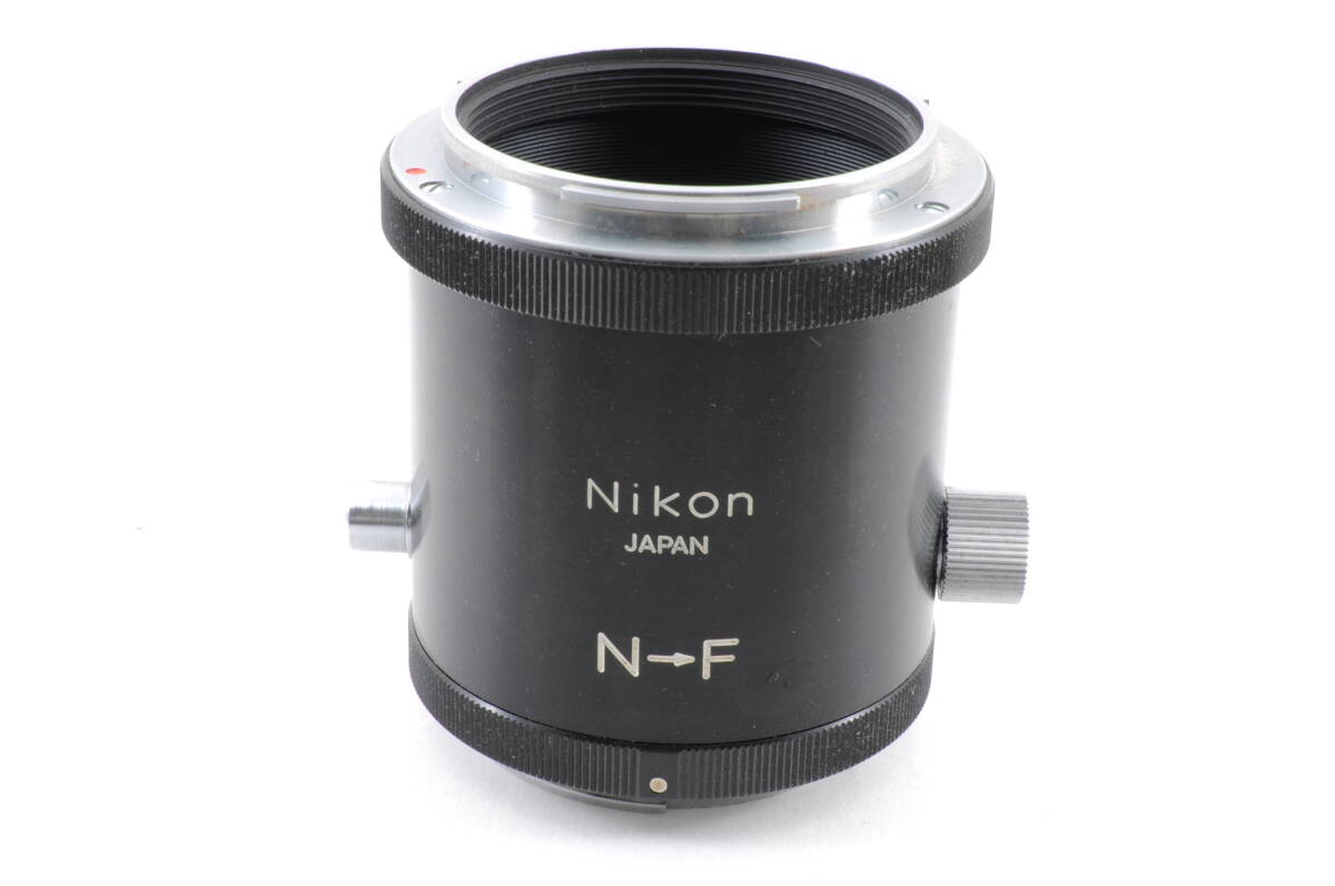 L2854 ニコン Nikon NIKKOR N-F リング ADAPTER COUPLER 超望遠レンズ 用 ニッコール ROTATING 回転式 箱付 カメラレンズアクセサリーの画像2