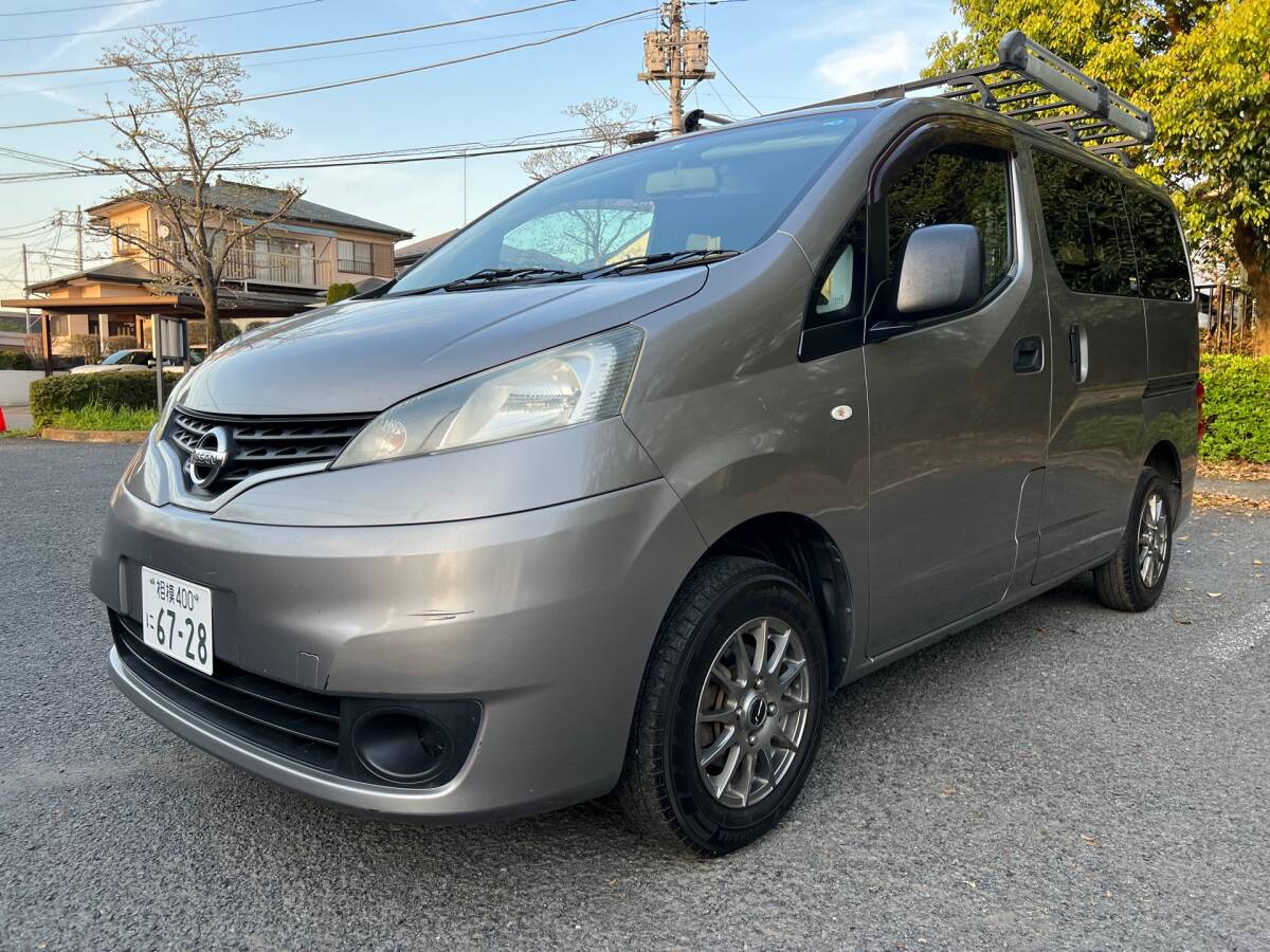 超美品！H24年製 NV200 バネットバン 車検7年5月迄 ETC、ナビ、TV、バックカメラ、ブルートゥース、ルーフキャリアの画像2