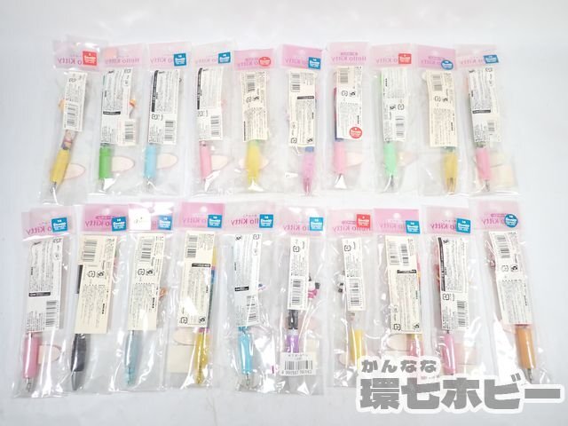 2TF42*⑧ unopened Sanrio Hello Kitty . present ground Kitty limitation ballpen summarize large amount set / Kitty Chan . earth production mascot netsuke sending :60