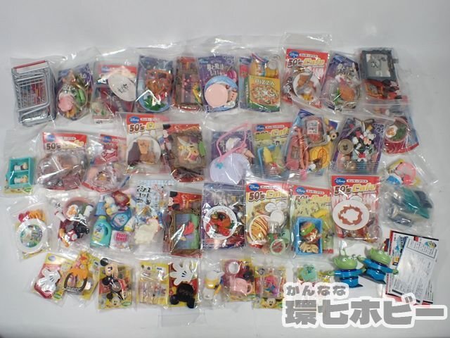 1QV8* Lee men to.. sample Disney 50\'s cafe,GO!GO! market other miniature Shokugan figure summarize large amount set / small articles sending :-/60