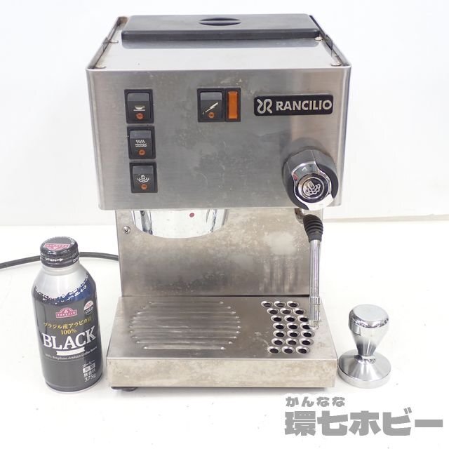 MS22◆RANCILIO Silvia ランチリオ シルビア エスプレッソ コーヒーマシーン 通電OK 動作未確認 現状品 送:-/140_画像2