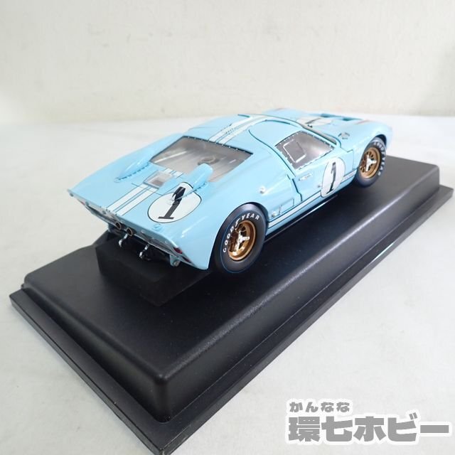 0QU69◆当時物 Shelby Collectibles 1/18 1966 フォード GT-40 MKⅡ ミニカー/シェルビー コレクティブル FORD 送:-/80の画像9