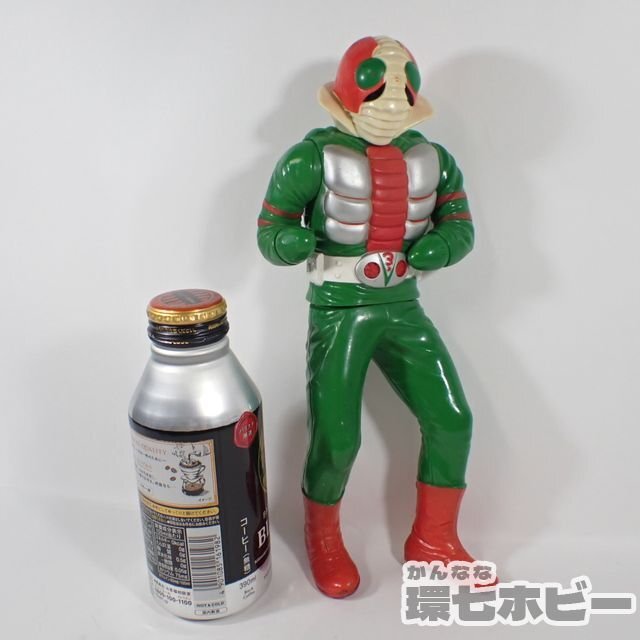 2QU75◆当時物 バンダイ 仮面ライダー V3 仮面ライダー列伝 其四 フィギュア ソフビ 欠品 ジャンク/ソフビキット ガレージキット 送:-/60_画像2