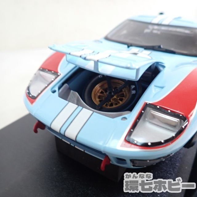 0QU69◆当時物 Shelby Collectibles 1/18 1966 フォード GT-40 MKⅡ ミニカー/シェルビー コレクティブル FORD 送:-/80の画像4