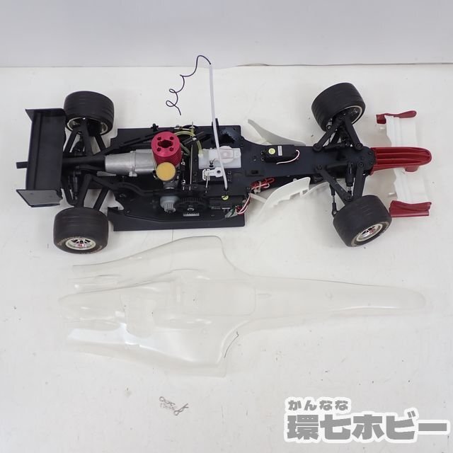 MW8* der Goss tea ni Kyosho Kyosho 1/8 Ferrari F2004 radio-controller engine RC not yet inspection goods present condition Junk /Ferrari final product parts sending :-/140