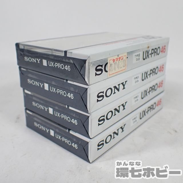 2QV34◆新品未開封 SONY ソニー UX-PRO60 CrO2 クロームポジション 4本 大量セット まとめ/ハイポジ カセットテープ まとめて 未使用 送:60_画像4