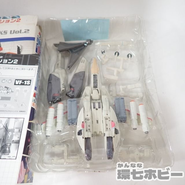 1QV83*ef игрушки F-Toys 1/44 Super Dimension Fortress Macross bar сверло - коллекция 2 фигурка много комплект суммировать не осмотр товар текущее состояние / аниме отправка :-/60