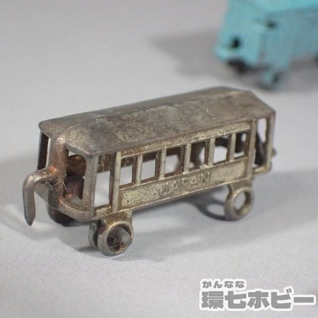 1WG41◆戦前 当時物 古い グリコ おまけ 機関車 鉄道 アンチモニー/昭和レトロ ミニチュア 置物 駄玩具 駄菓子屋 食玩 金属 ブリキ 送:YP60_画像9