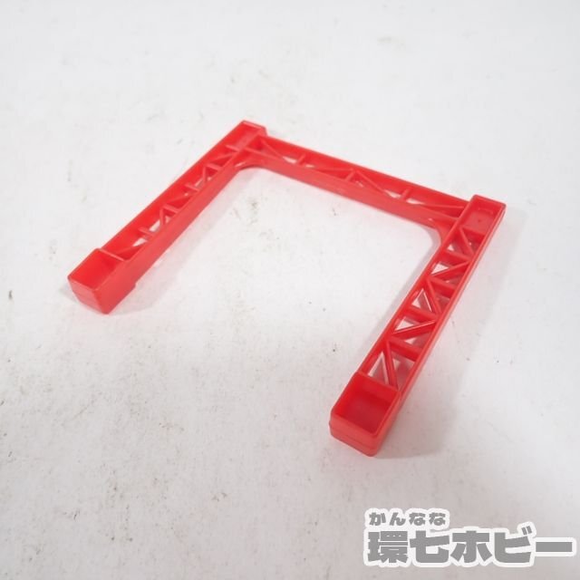 3QV112* that time thing old Tommy Plarail rotation car push car line modification manual red made in Japan / old Plarail train railroad model roadbed rail .. parts sending :-/60