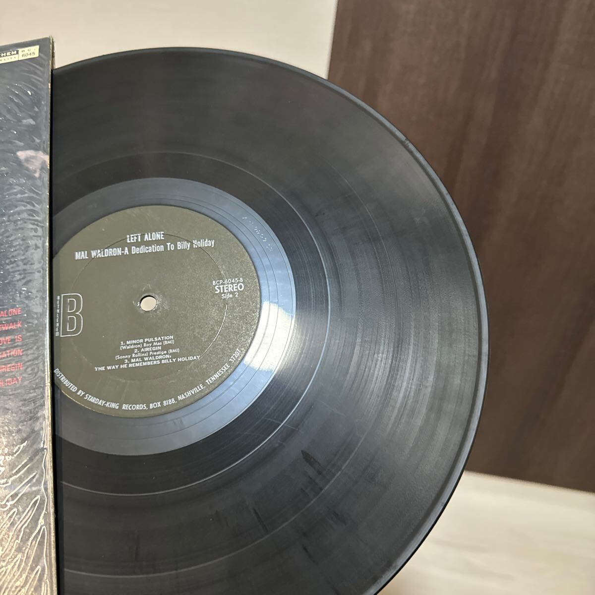 LPレコード LEFT ALONE MAL WALDRON-A Dedication To Billie Holidayの画像5