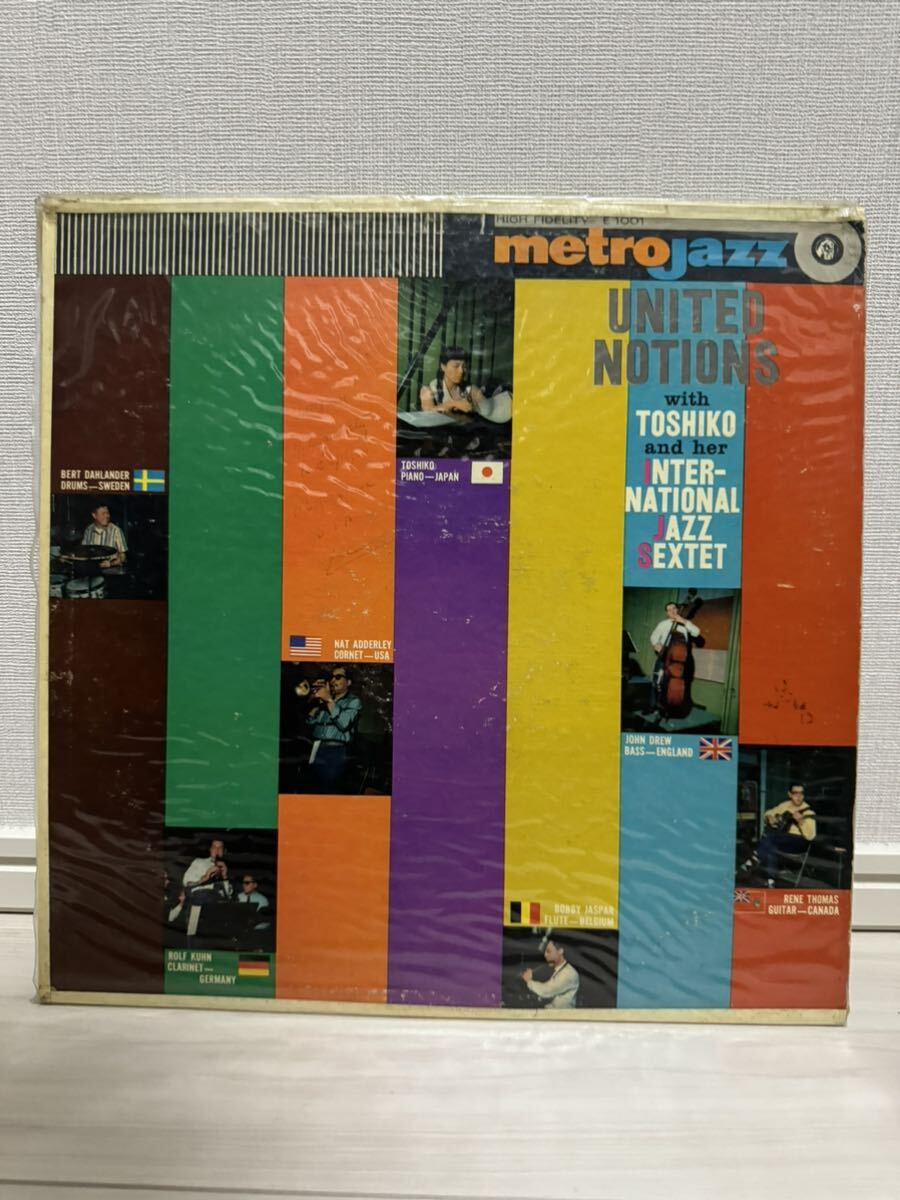 LP レコード 『metro jazz』United Notions with Toshiko and her International Jazz Sextetの画像1