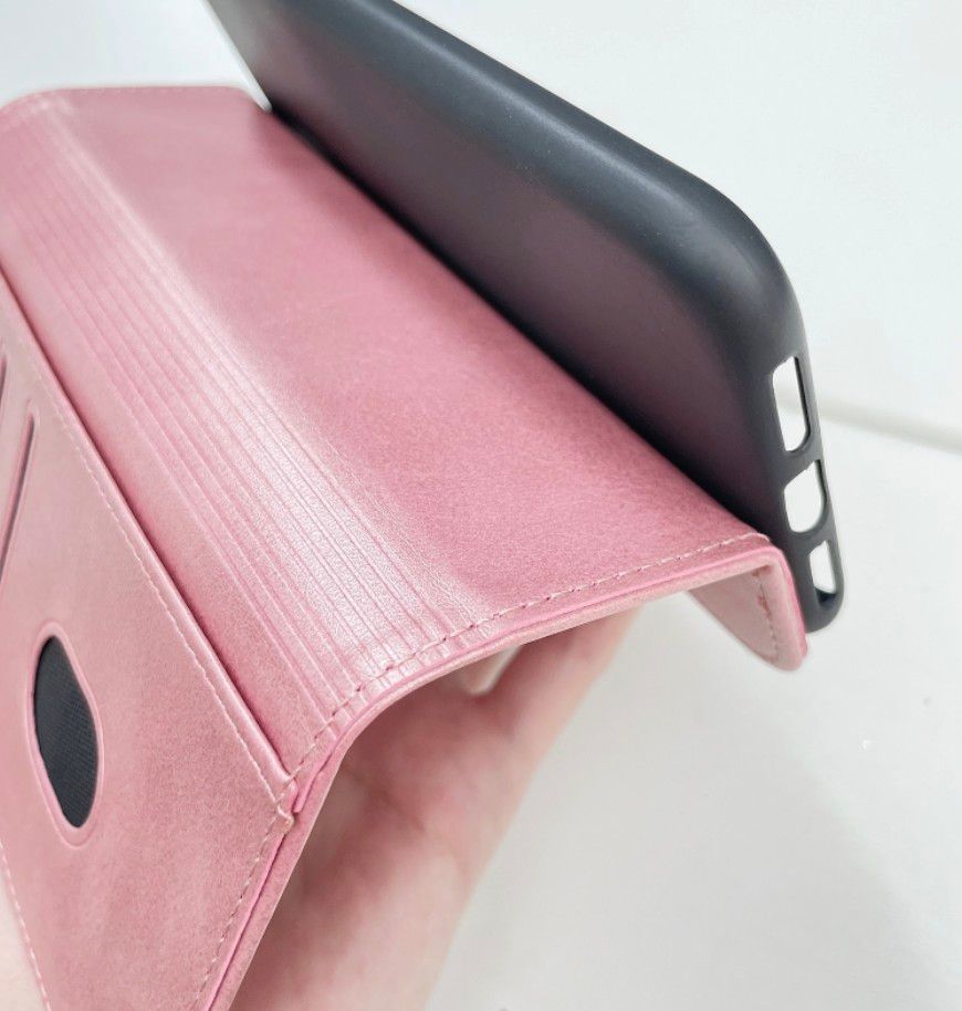 iPhone12 iPhone12pro スマホ ケース 手帳型 ピンク レザー iPhoneケース カバー カードケース