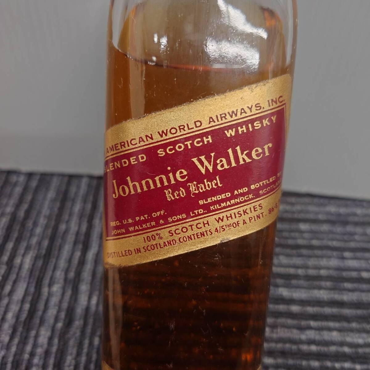 1円～ 未開栓 古酒 ジョニーウォーカー JohnnieWalker コルク レッドラベル RedLabel 赤 4/5QUART 760ml 43% 86.8PROOF スコッチウイスキーの画像7