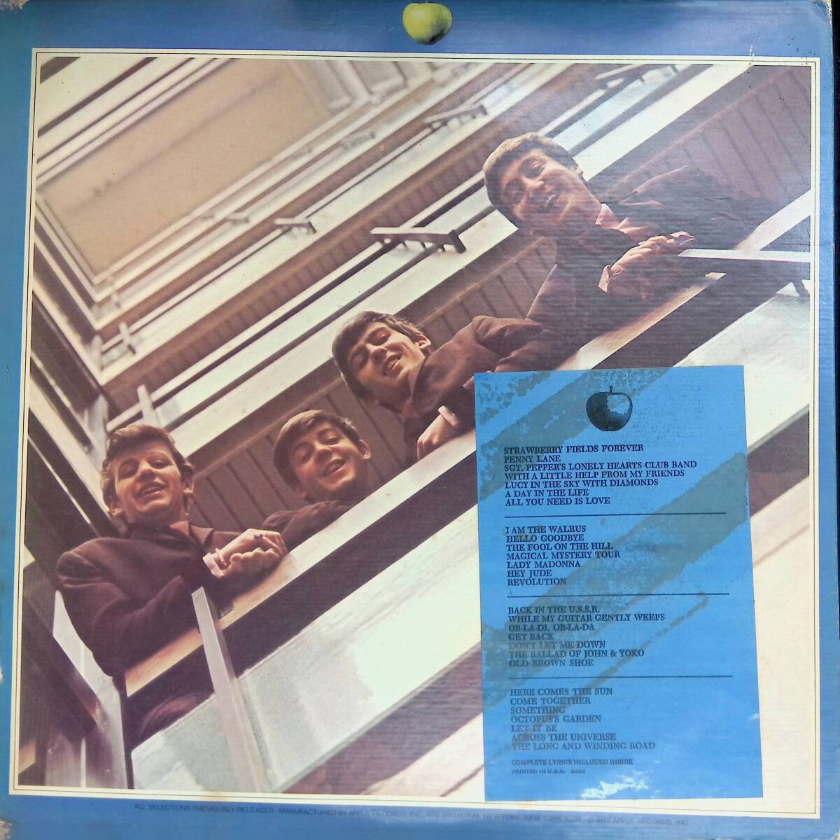 LP レコード　US盤　ビートルズ　The Beatles 1962-1966 / 1967-1970 2点セット　LP4枚　　YL127_画像3