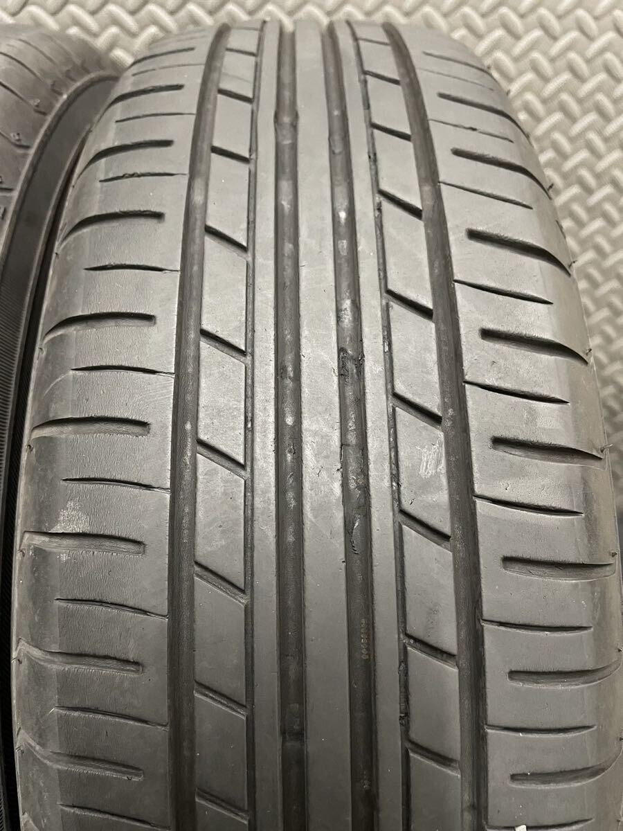 155/65R14 YOKOHAMA/ECOS ES31 19年製 スズキ 純正 スチール 14インチ 4.5J＋45 100 4H 夏タイヤ 4本 ヨコハマ ワゴンR ラパン (9-C523)の画像6