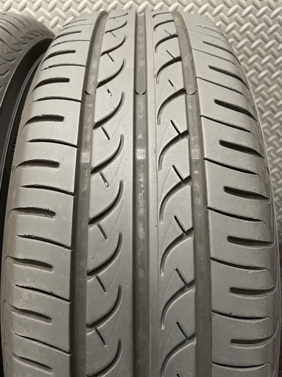 185/70R14 YOKOHAMA/BluEarth 22年製 日産 ノート 純正 スチール 14インチ 5.5J＋40 100 4H 夏タイヤ 4本 ヨコハマ ブルーアース (3-C583)_画像8