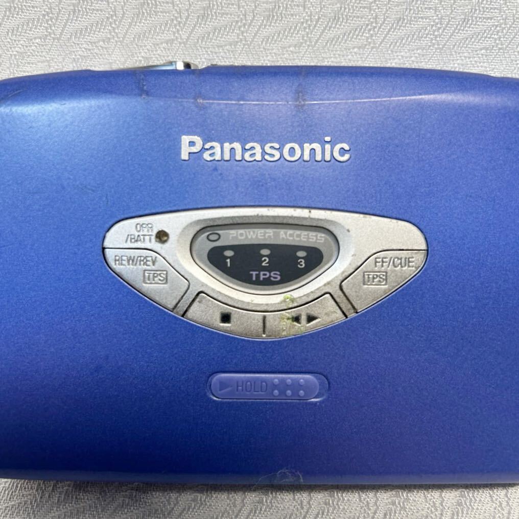 Panasonic パナソニック　S-XBS RQ-S50 ステレオカセットプレーヤー　ポータブルカセットプレーヤー　通電OK 現状渡しのジャンク品！