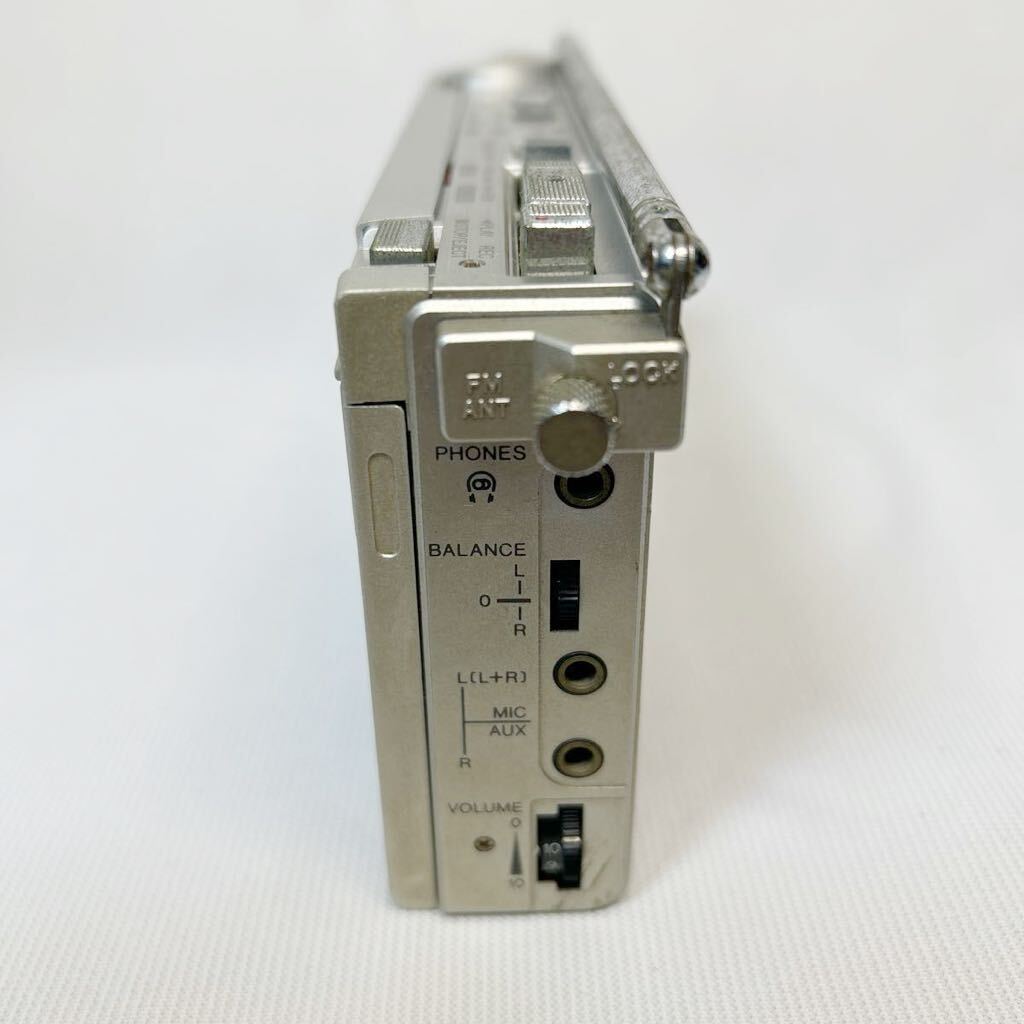 AIWA METAL ラジオカセットレコーダー CS-J1 メタル ステレオ カセットテープ 日本製 通電しない為ジャンク品！の画像8